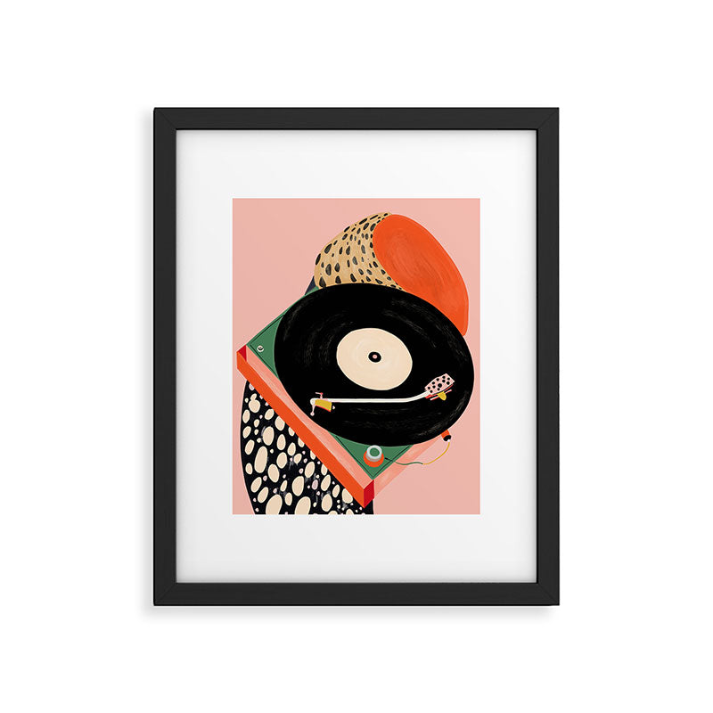 Nostalgic Grooves Framed Art Print Gallery Image 4