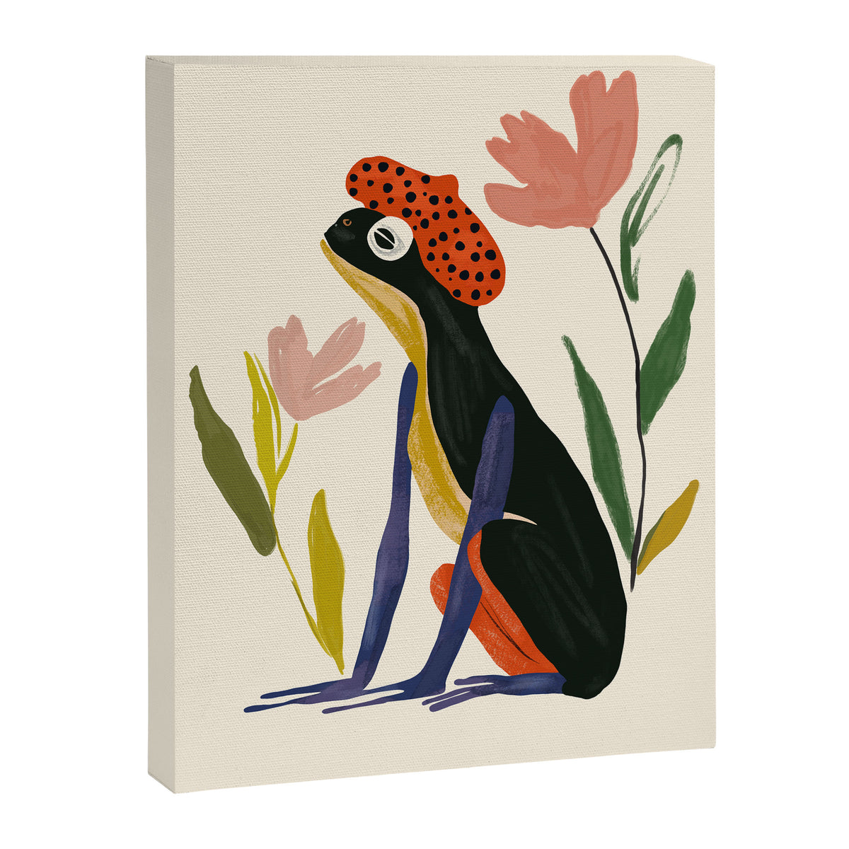 Parisian Frog Canvas Print Gallery Image 6
