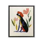 Parisian Frog Framed Canvas Print Gallery Image 6