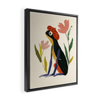 Parisian Frog Framed Canvas Print Gallery Image 2