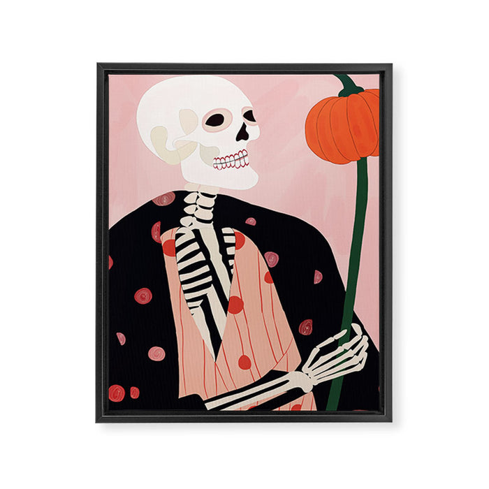 Pumpkin Keeper Framed Canvas Print Gallery Image 1