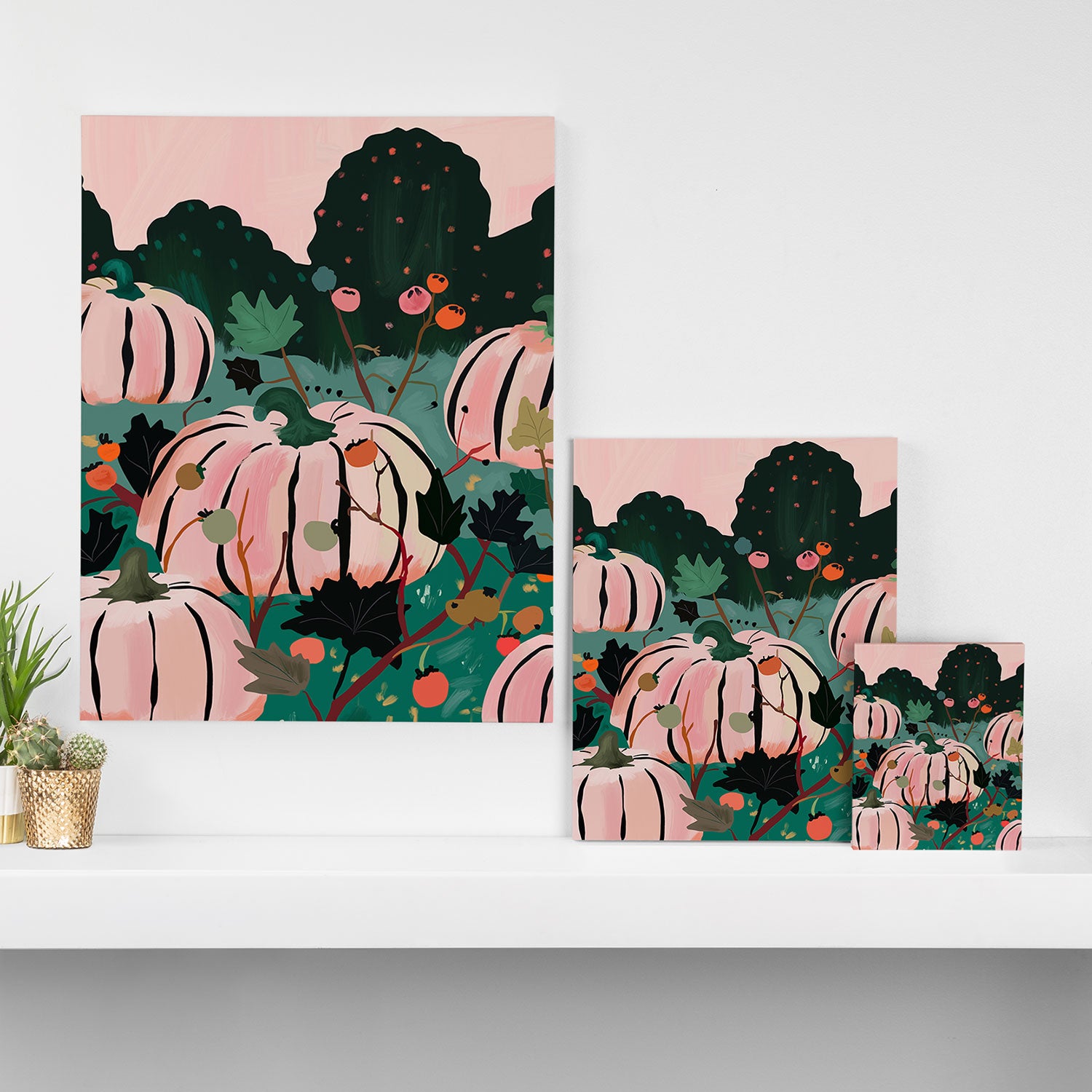 Pumpkin Patch  Canvas Print Gallery Image 3