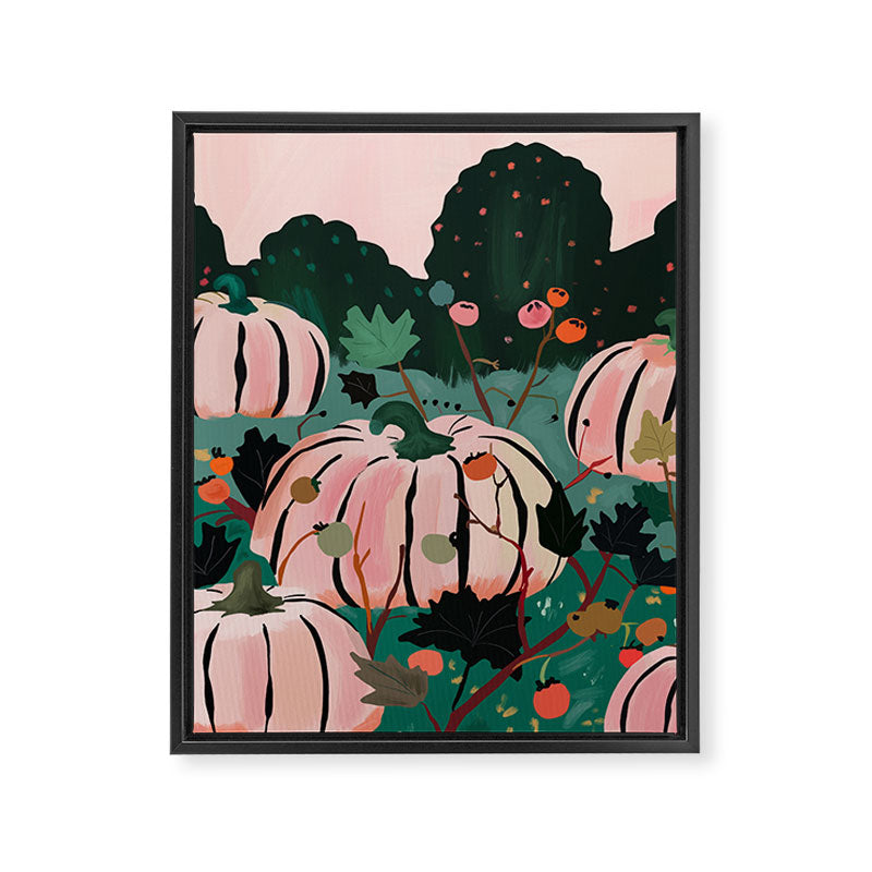 Pumpkin Patch  Framed Canvas Print Gallery Image 3