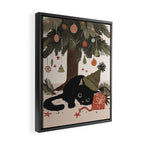 Purrfect Surprise Framed Canvas Print Gallery Image 2