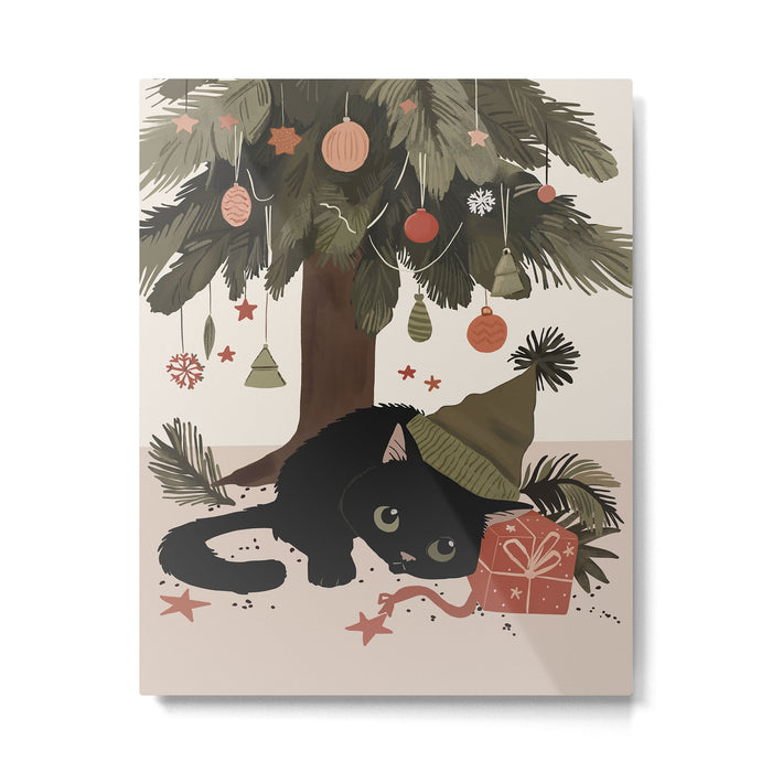 Purrfect Surprise Metal Print Gallery Image 1