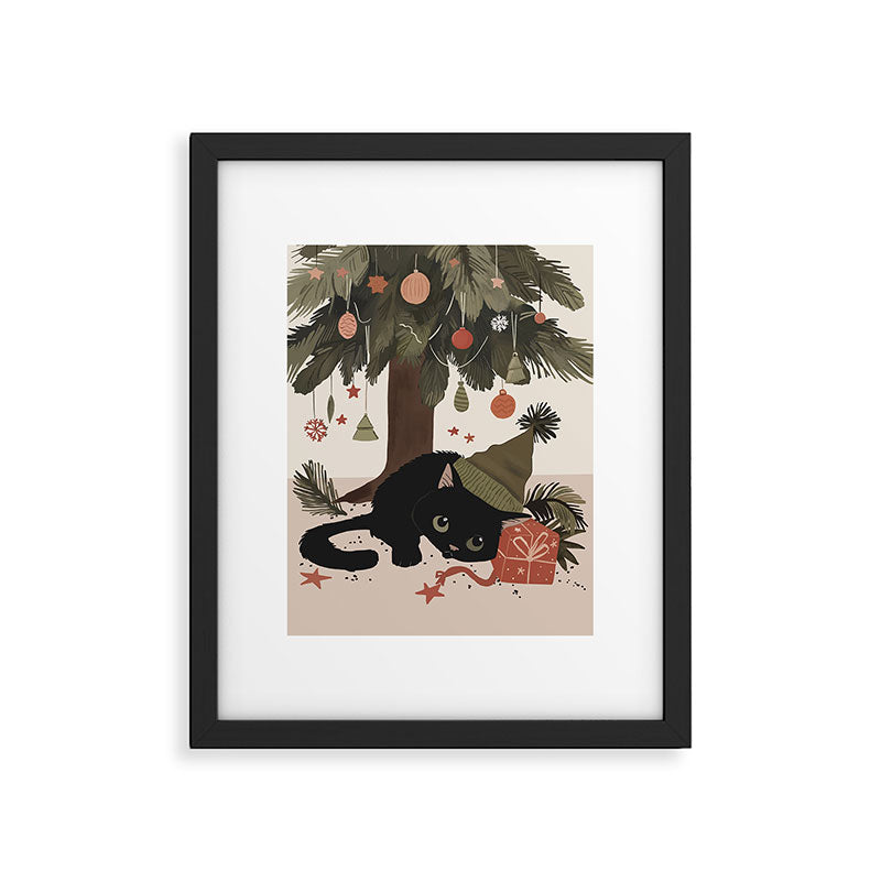 Purrfect Surprise Framed Art Print Gallery Image 6