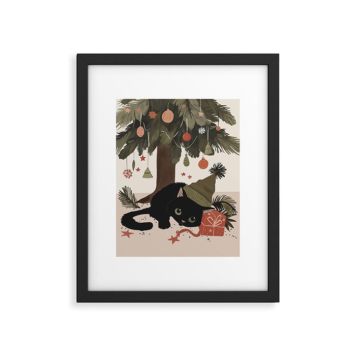 Purrfect Surprise Framed Art Print Gallery Image 1