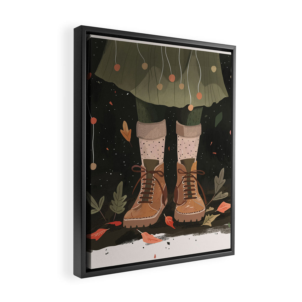 Small Steps, Big Dreams Framed Canvas Print Gallery Image 2