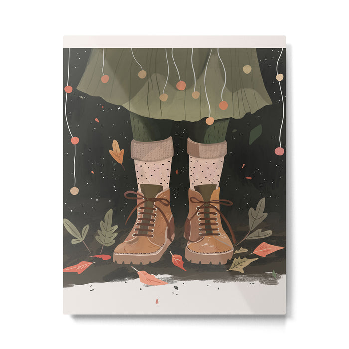 Small Steps, Big Dreams Metal Print Gallery Image 1