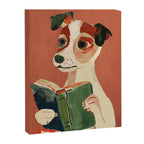 The Bookish Dog Canvas Print Gallery Image 8