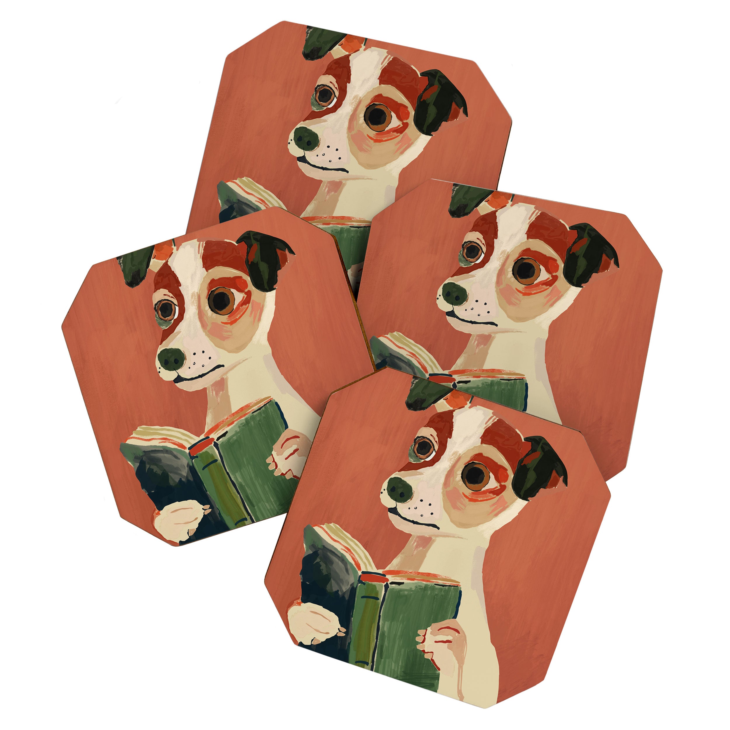 The Bookish Dog Coaster Gallery Image 1