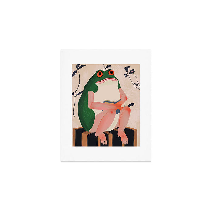 The Bookish Frog Art Print Gallery Image 1