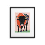 Vivid Bison Framed Art Print Gallery Image 5