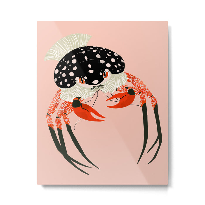 Vivid Crab Metal Print Gallery Image 1