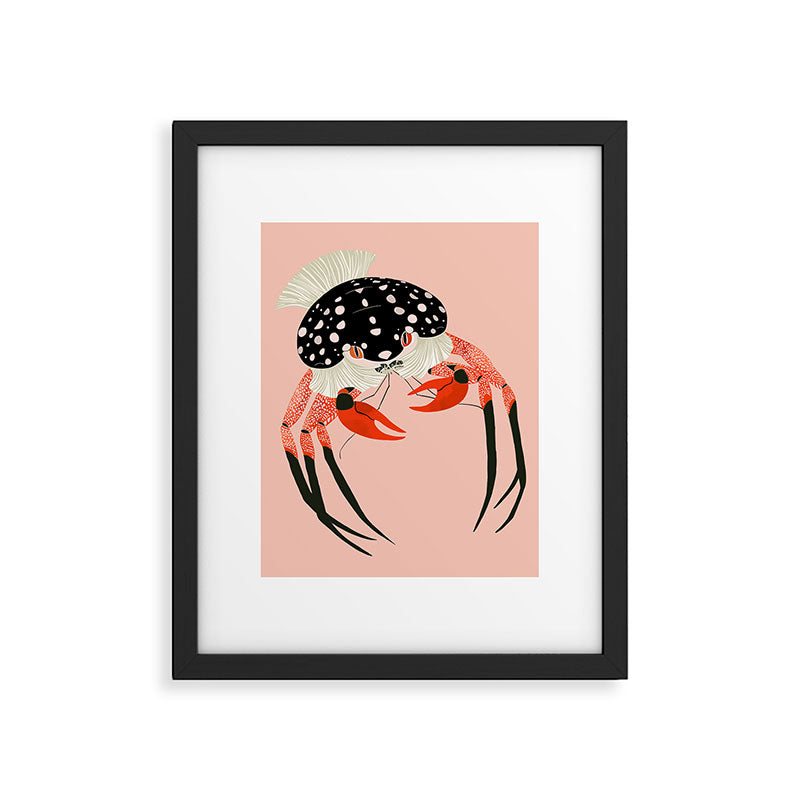 Vivid Crab Framed Art Print Gallery Image 5