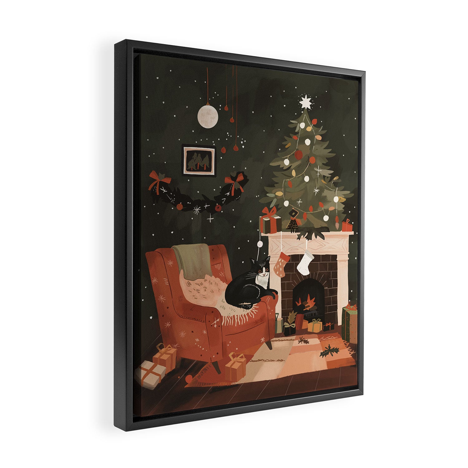 Warm and Festive Framed Canvas Print Gallery Image 2