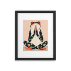 Yoga Frog Framed Art Print Gallery Image 5