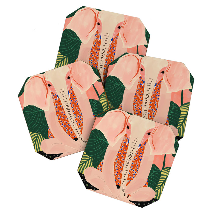Yoga Meditating Elephant Coaster Gallery Image 1