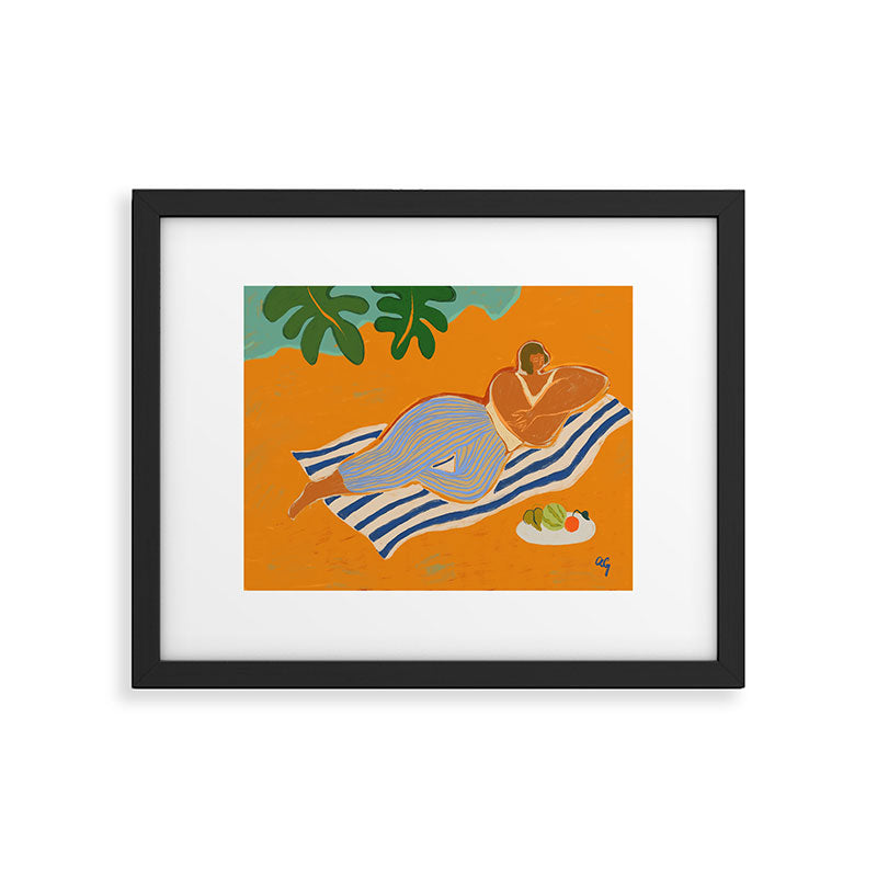 A Day At The Beach Framed Art Print Gallery Image 4