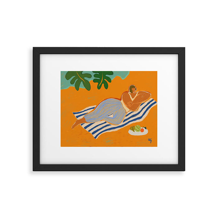A Day At The Beach Framed Art Print Gallery Image 1