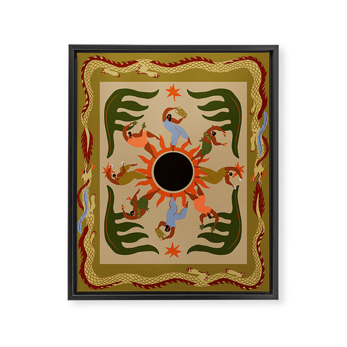 A Year Around the Sun  Framed Canvas Print Gallery Image 1
