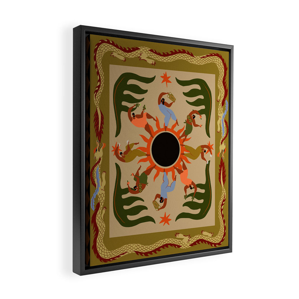 A Year Around the Sun  Framed Canvas Print Gallery Image 2