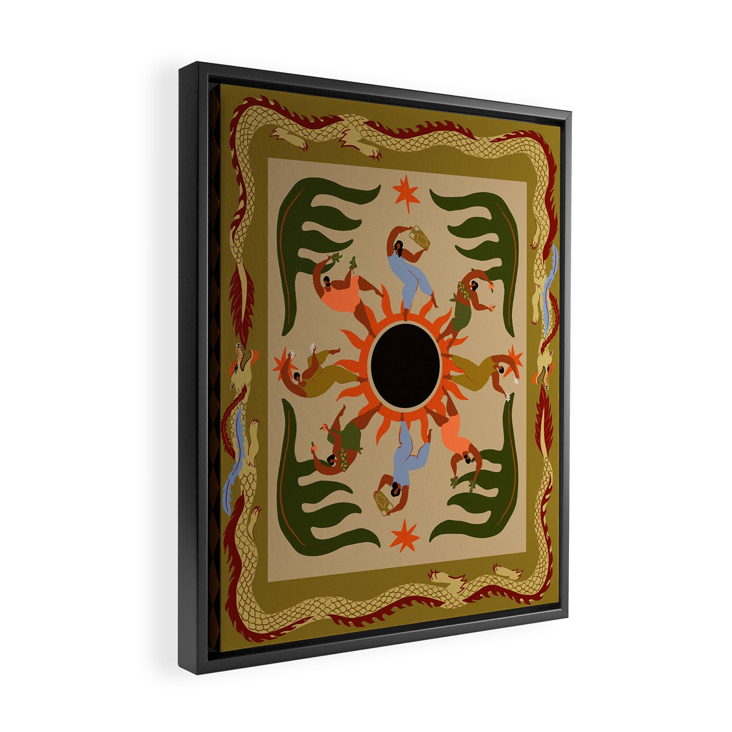 A Year Around the Sun  Framed Canvas Print Gallery Image 2