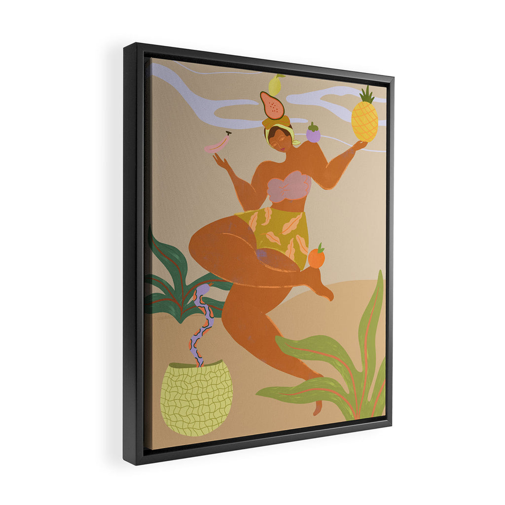 Balancing Act Framed Canvas Print Gallery Image 2