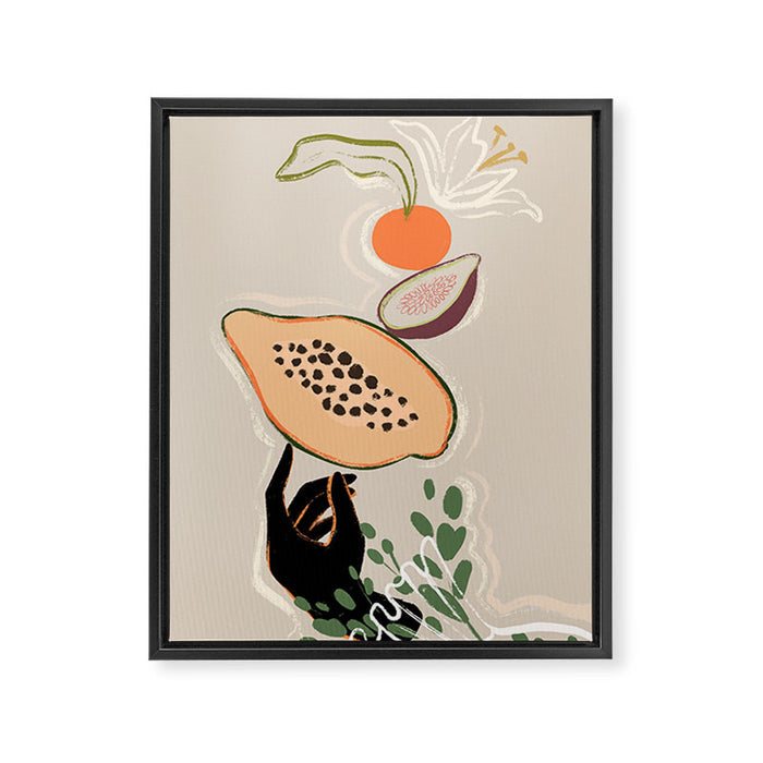 Balancing Act Framed Canvas Print Gallery Image 1