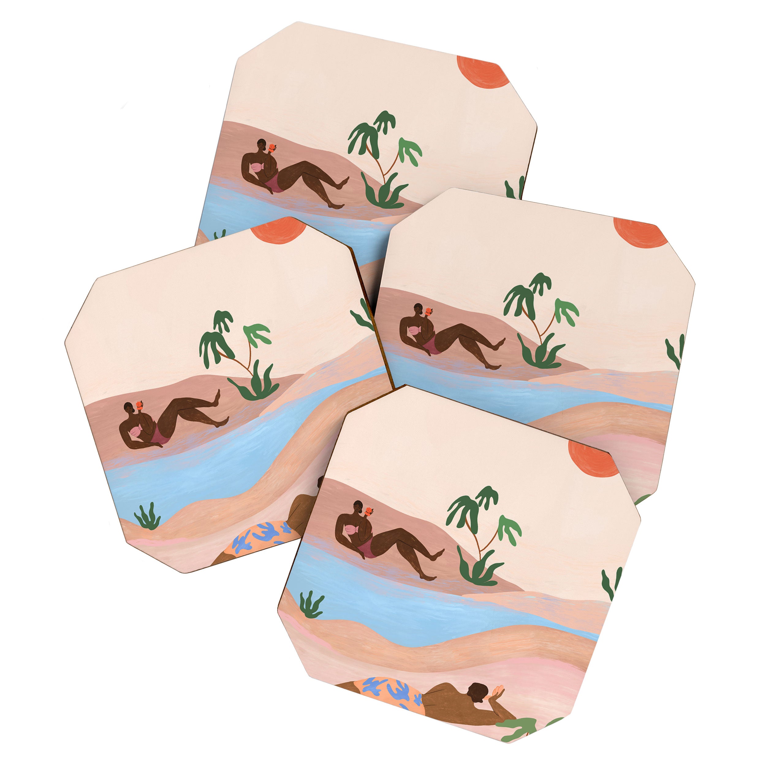 Beach Please Coaster Gallery Image 1