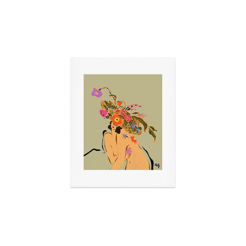 Blooming Headpiece  Art Print Gallery Image 1