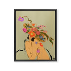 Blooming Headpiece  Framed Canvas Print Gallery Image 6
