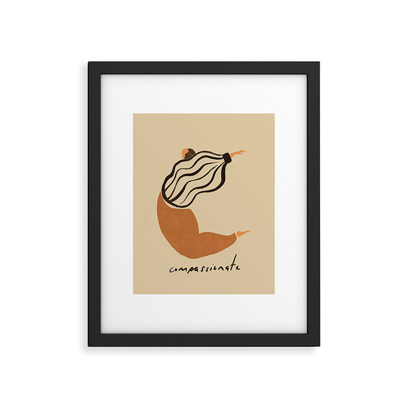 C for Compassionate Framed Art Print Gallery Image 5