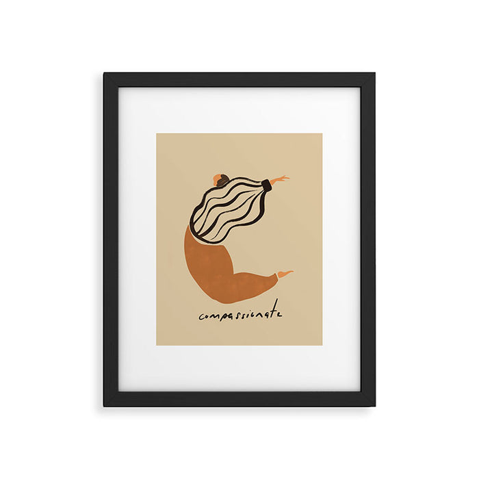 C for Compassionate Framed Art Print Gallery Image 1