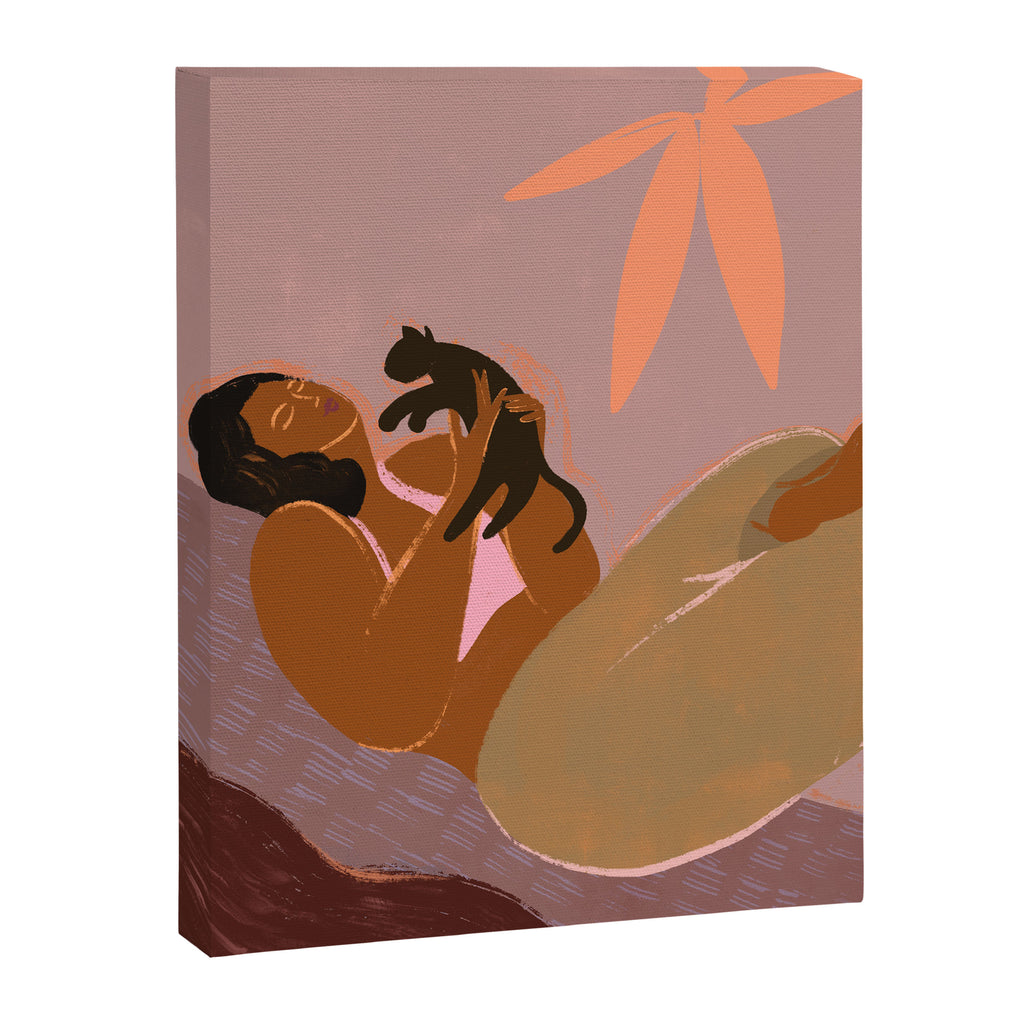 Cat Lady Canvas Print Gallery Image 6