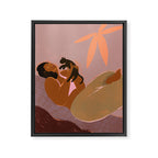 Cat Lady Framed Canvas Print Gallery Image 6