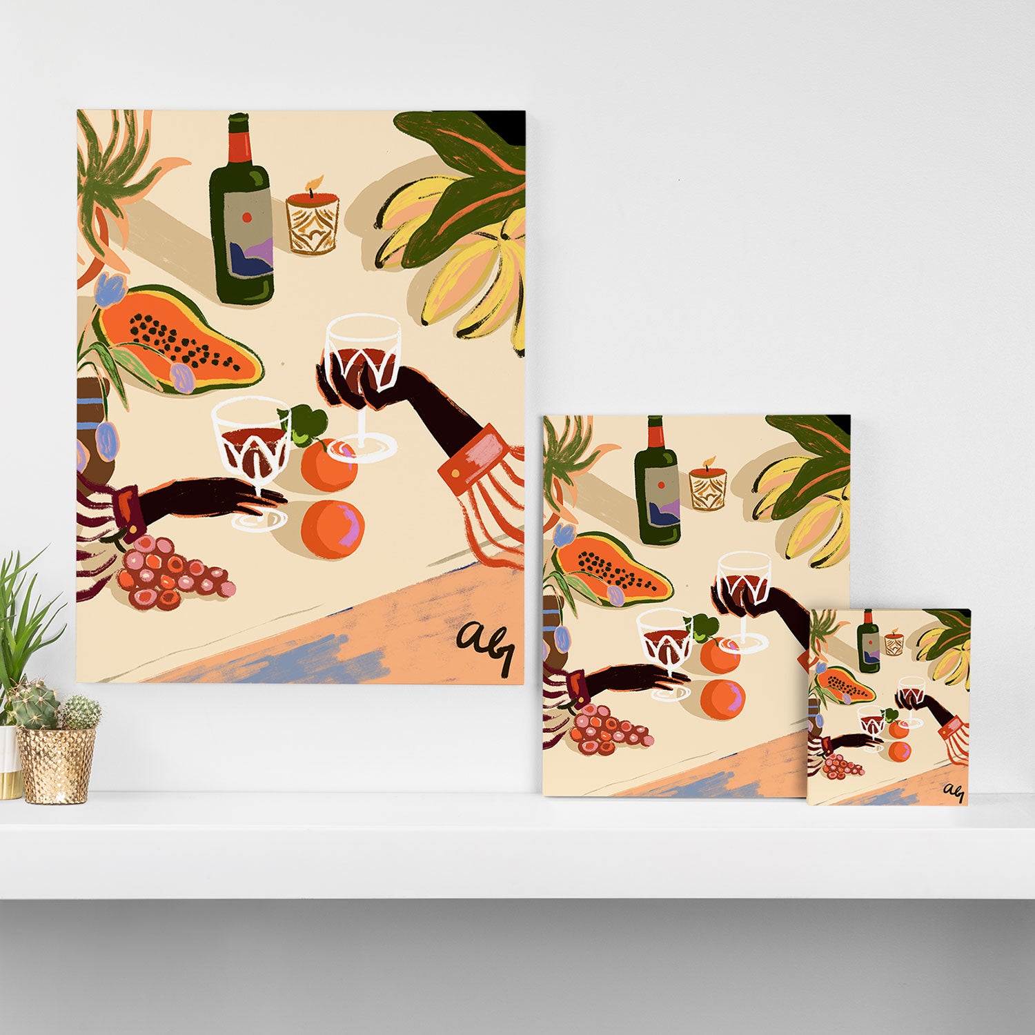 Cheers to You Canvas Print Gallery Image 3