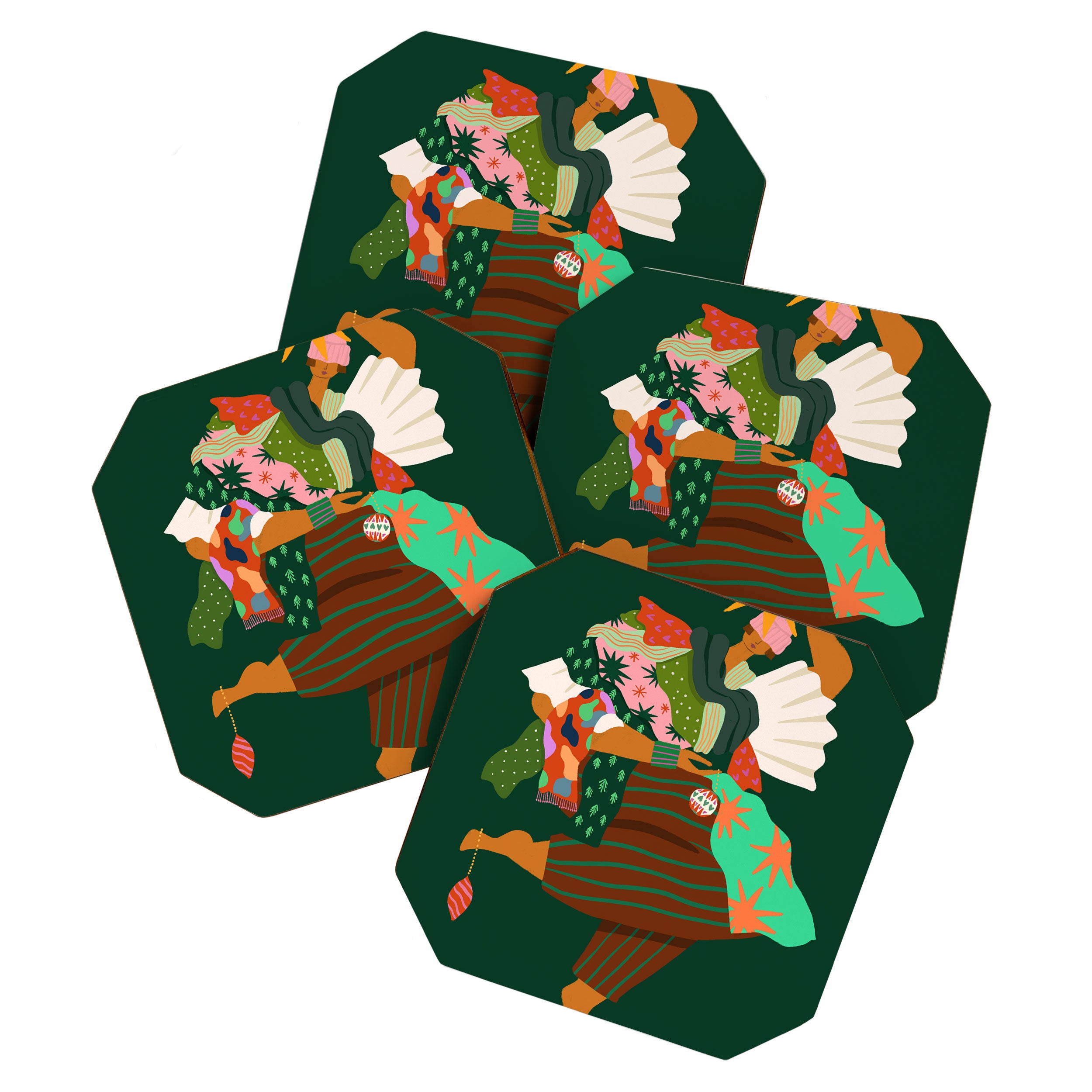 Christmas Tree Coaster Gallery Image 1