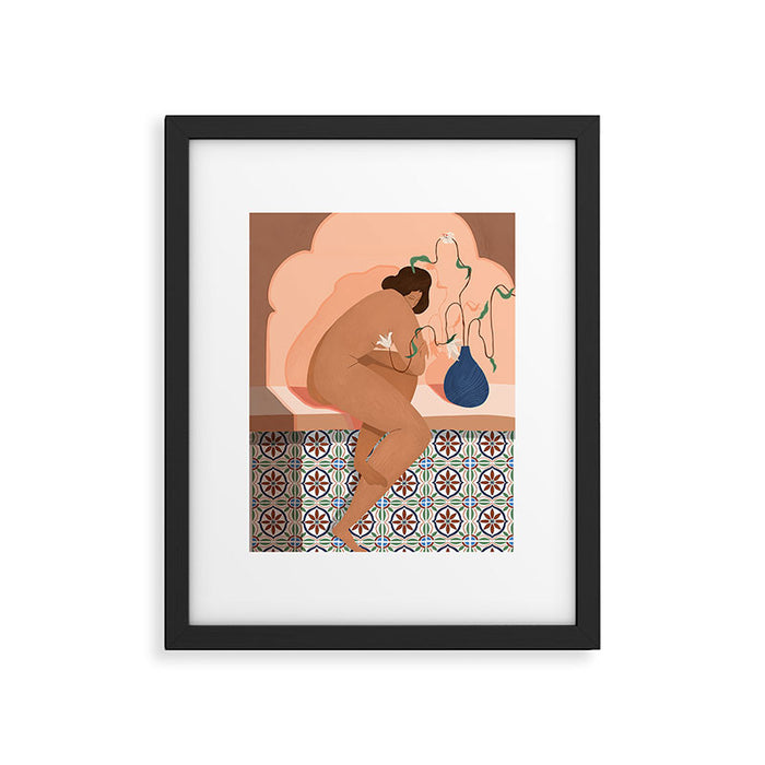Contemplation Framed Art Print Gallery Image 1