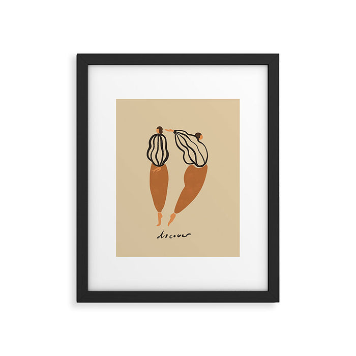 D for Discover Framed Art Print Gallery Image 1