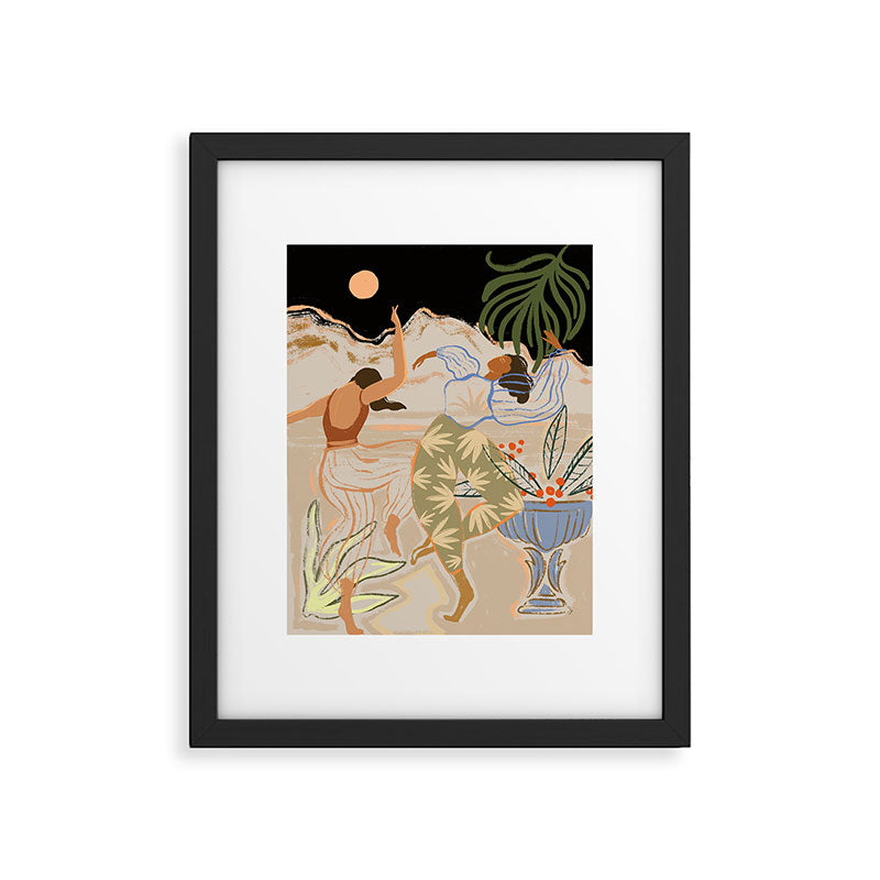 Dance under the Moonlight Framed Art Print