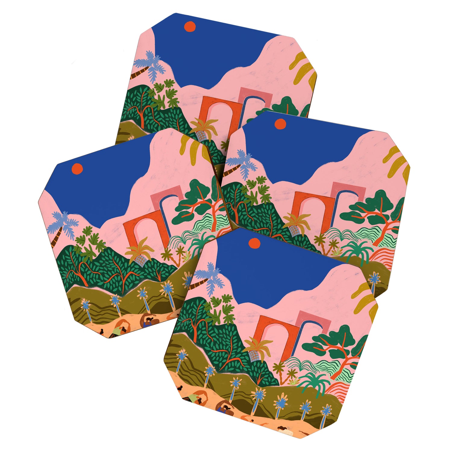 Dancing In Paradise Coaster Gallery Image 1