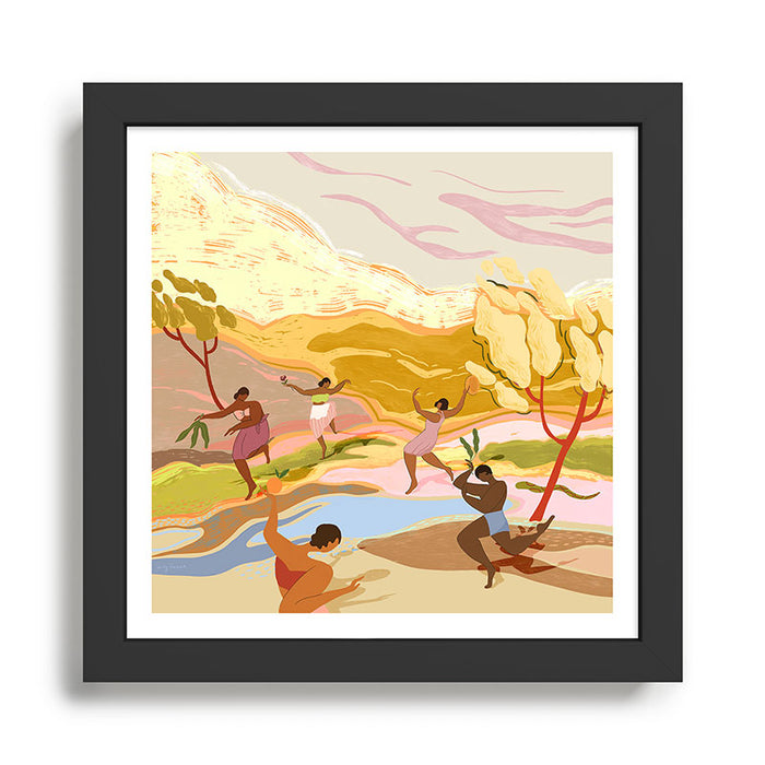 Dancing in Paradise Framed Art Print Gallery Image 1