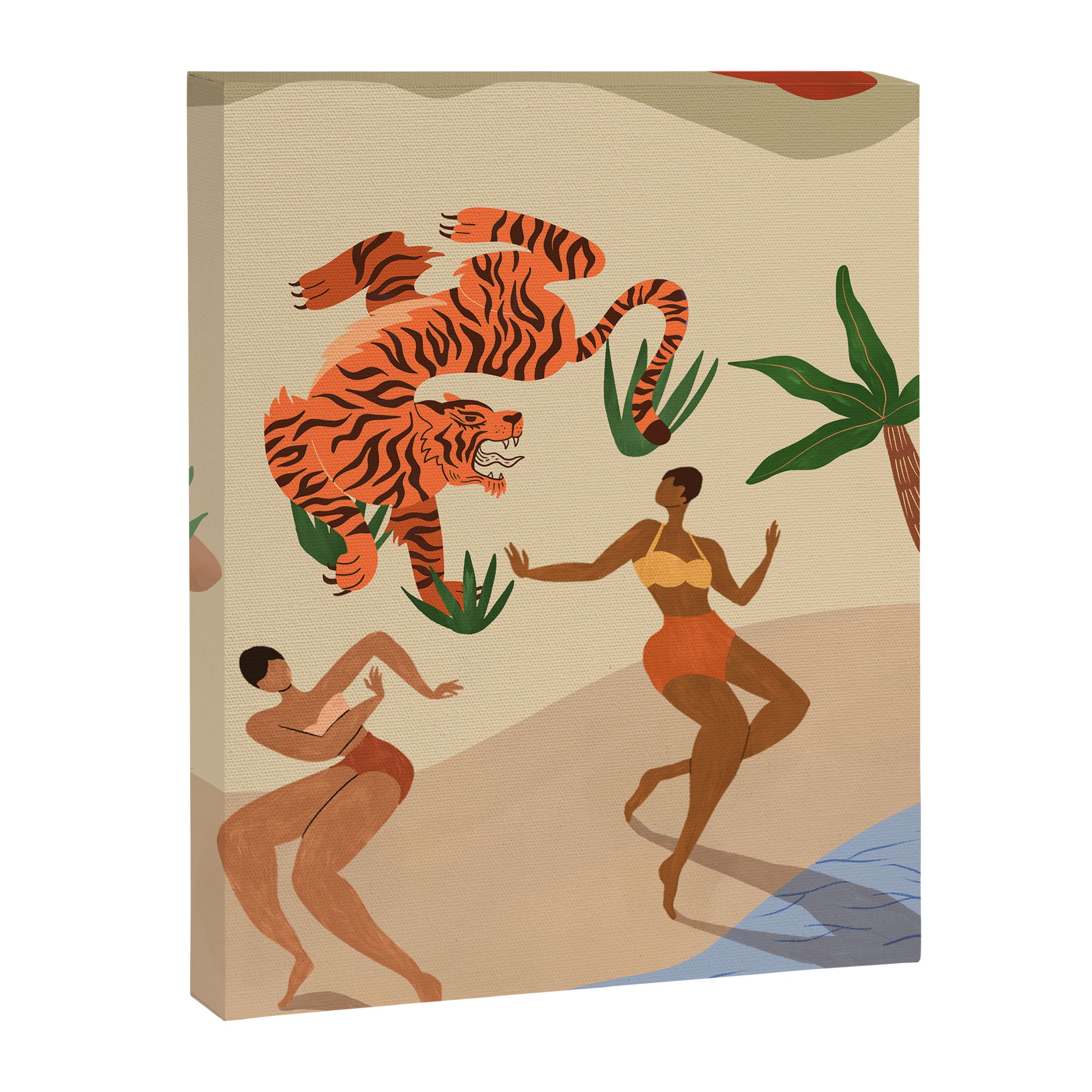 Dancing with Tiger Canvas Print Gallery Image 6