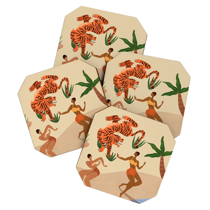 Dancing with Tiger Coaster Gallery Image 1