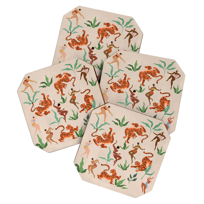 Dancing with Tigers Coaster Gallery Image 1