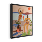 Day at the Beach Framed Canvas Print Gallery Image 2