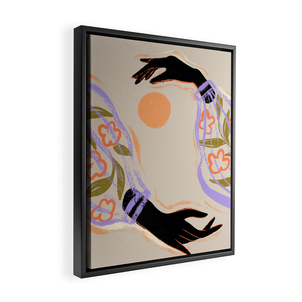 Embrace the Sun Framed Canvas Print Gallery Image 2
