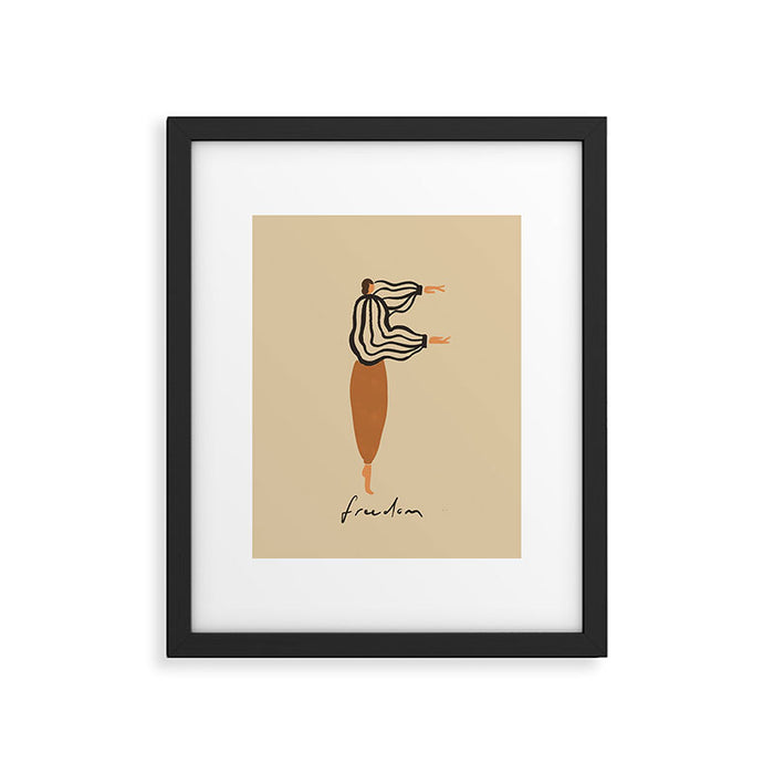 F for Freedom Framed Art Print Gallery Image 1