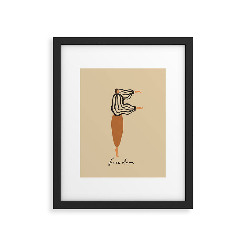 F for Freedom Framed Art Print Gallery Image 5
